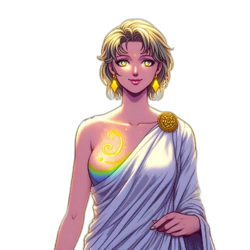 dress, jewelry, vaporwave, fantasy art, concept art, pixel art, pastel, golden transparent PNG cut-out