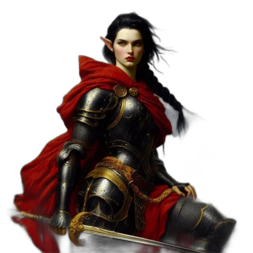 sword, staff, weapon, fantasy art, concept art, photorealistic, pixel art, red transparent PNG cut-out