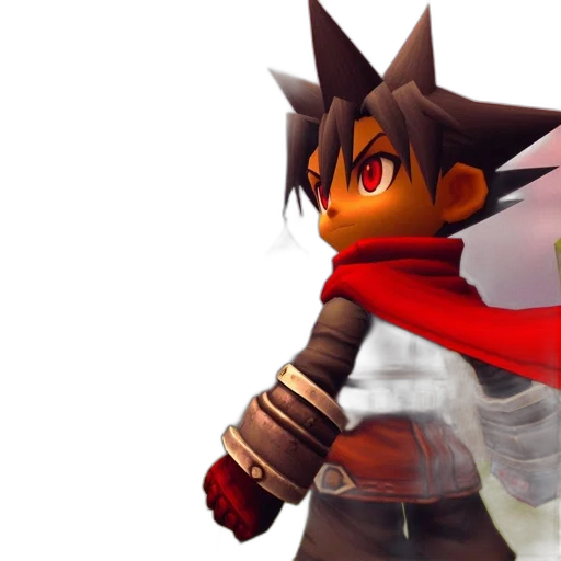 staff, weapon, 3d render, concept art, pixel art, fantasy art, red, animated transparent PNG cut-out