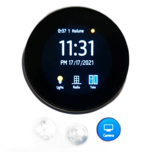 digital, display, various, icons, information, shown, top, left transparent PNG cut-out