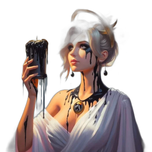 staff, dress, weapon, jewelry, fantasy art, concept art, pixel art, comic book art transparent PNG cut-out