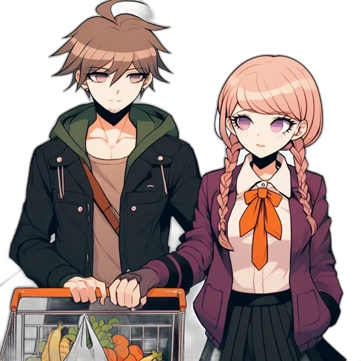 food, jacket, weapon, staff, pixel art, anime, cartoon, concept art transparent PNG cut-out