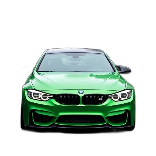 car, weapon, 3d render, photorealistic, concept art, cartoon, green, bmw transparent PNG cut-out