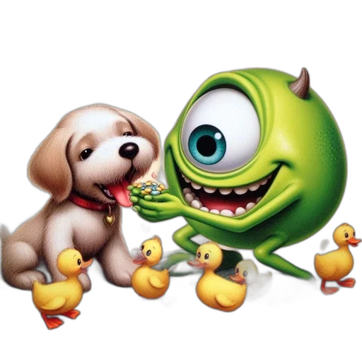 animal, photorealistic, pixel art, 3d render, concept art, green, monster, monsters transparent PNG cut-out