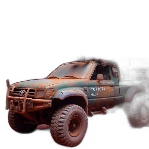 car, weapon, robot, 3d render, photorealistic, concept art, apocalyptic, scene transparent PNG cut-out