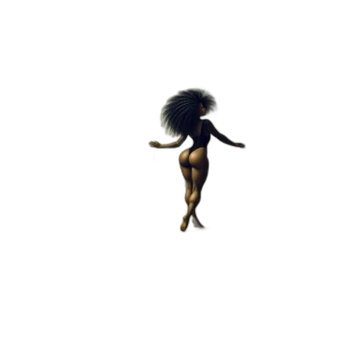 hair, creature, animal, dress, pixel art, concept art, 3d render, fantasy art transparent PNG cut-out