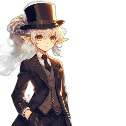 staff, hat, crown, anime transparent PNG cut-out