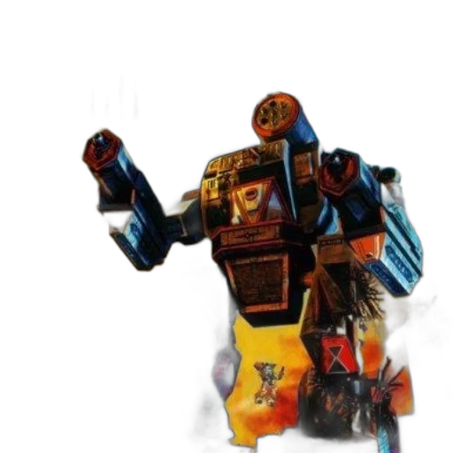 robot, weapon, staff, jacket transparent PNG cut-out