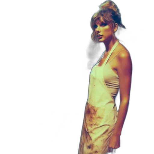 dress, concept art, 3d render, photorealistic, pixel art, golden, earth tones, pastel transparent PNG cut-out