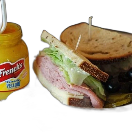 food, photorealistic, 3d render, sandwich transparent PNG cut-out