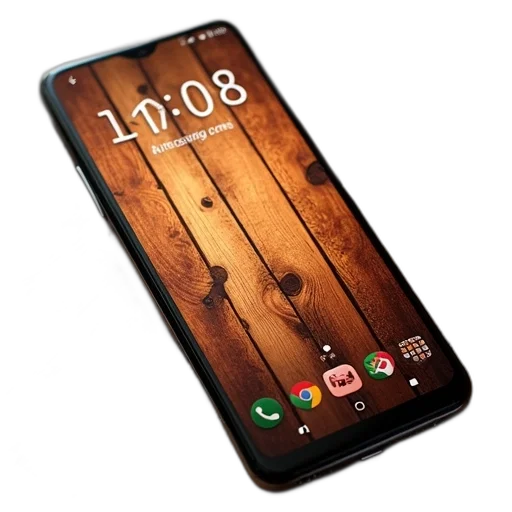 3d render, photorealistic, android, launcher, wooden, screens, design, widget transparent PNG cut-out