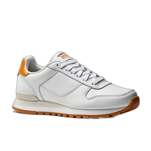 shoes, sneakers, skechers, white transparent PNG cut-out