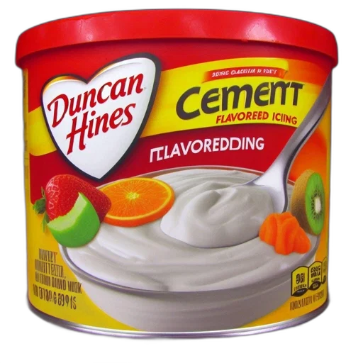 food, image, displays, duncan, hines, cement, icing, container transparent PNG cut-out