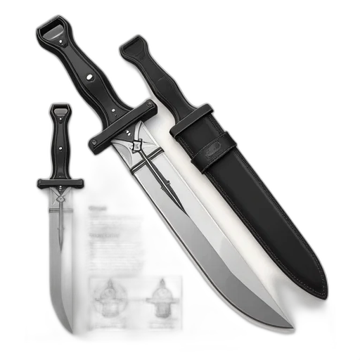 weapon, sword, staff, 3d render, concept art, fantasy art, photorealistic, detailed transparent PNG cut-out