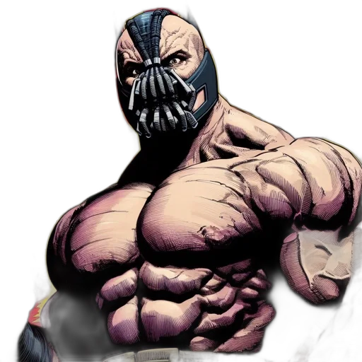 mask, face, comic book art, concept art, photorealistic, fantasy art, intimidating, figure transparent PNG cut-out