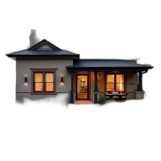 building, furniture, 3d render, photorealistic, concept art, pixel art, dark, fairway transparent PNG cut-out
