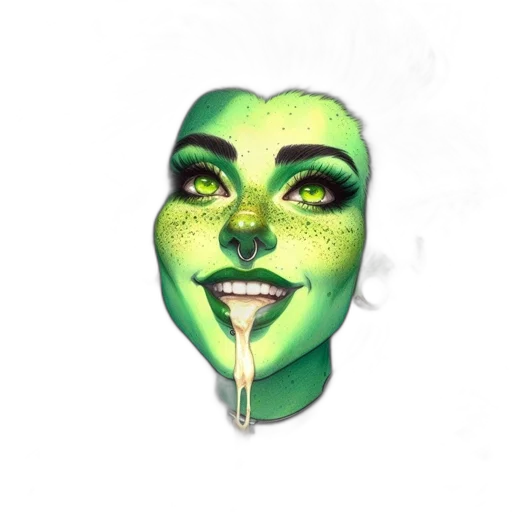 mask, face, creature, staff, photorealistic, concept art, 3d render, fantasy art transparent PNG cut-out