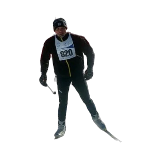 staff, jacket, sword, weapon, 3d render, photorealistic, skier, wearing transparent PNG cut-out