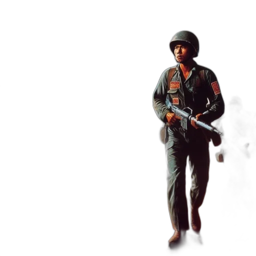 weapon, jacket, staff, sword, concept art, pixel art, 3d render, comic book art transparent PNG cut-out