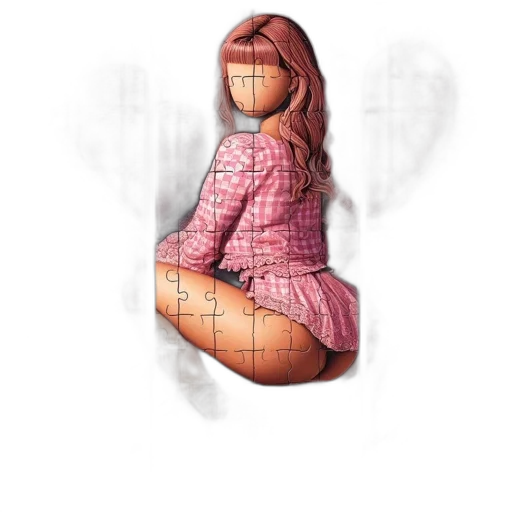 dress, jacket, robot, face, pixel art, 3d render, photorealistic, concept art transparent PNG cut-out