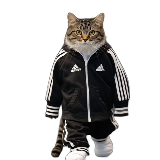 jacket, animal, staff, creature, vaporwave, 3d render, pixel art, photorealistic transparent PNG cut-out