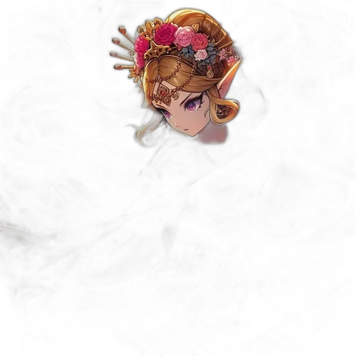 staff, crown, dragon, mask, pixel art, concept art, fantasy art, watercolor transparent PNG cut-out