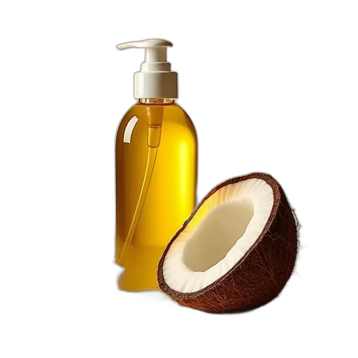hair, bottle, palmer, coconut transparent PNG cut-out