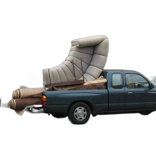 furniture, car, shoes, hat, 3d render, pickup, truck, carrying transparent PNG cut-out