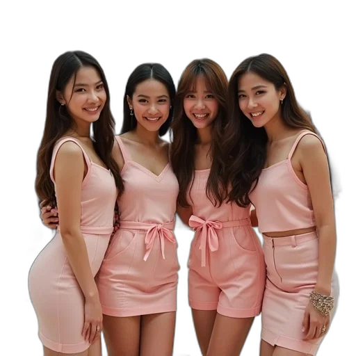 dress, oil painting, photorealistic, pastel, monochrome, korean, pop, stars transparent PNG cut-out