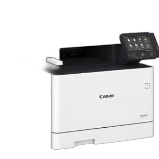 robot, white, canon, multifunction, printer, touchscreen, control, panel transparent PNG cut-out