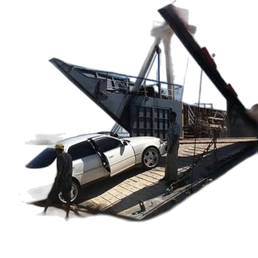 car, weapon, umbrella, sword, 3d render, concept art, photorealistic, city street transparent PNG cut-out