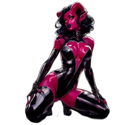 robot, mask, comic book art, concept art, 3d render, pixel art, red, enchanting transparent PNG cut-out