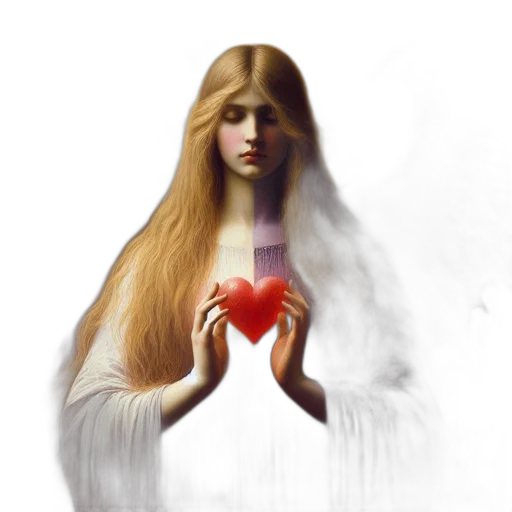 hair, fantasy art, concept art, photorealistic, pixel art, angelic, figure, golden transparent PNG cut-out