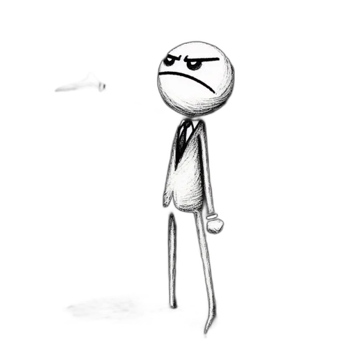 staff, robot, jacket, face, cartoon, concept art, comic book art, pixel art transparent PNG cut-out