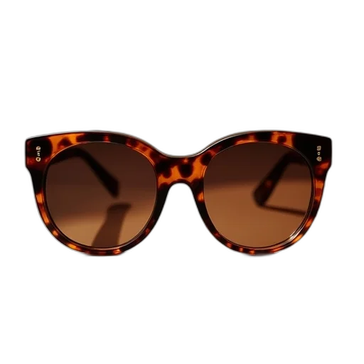 tortoise, shell, tortoiseshell, sunglasses transparent PNG cut-out
