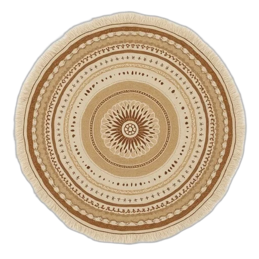 jewelry, furniture, crown, earth tones, beige, rug, intricate, patterns transparent PNG cut-out