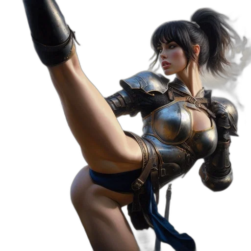 sword, weapon, staff, concept art, fantasy art, photorealistic, 3d render, female transparent PNG cut-out