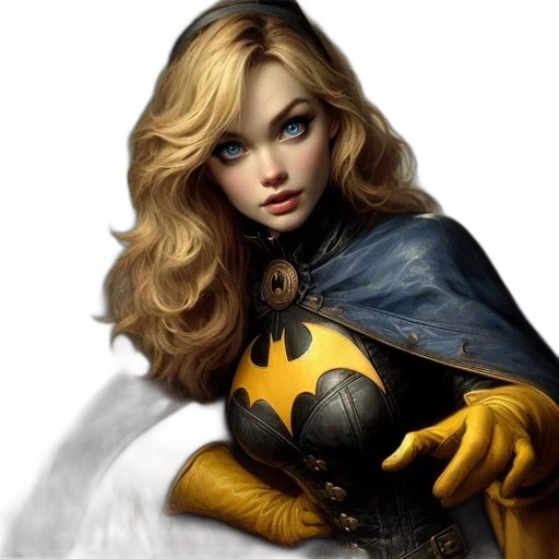 face, crown, fantasy art, comic book art, photorealistic, concept art, golden, female transparent PNG cut-out