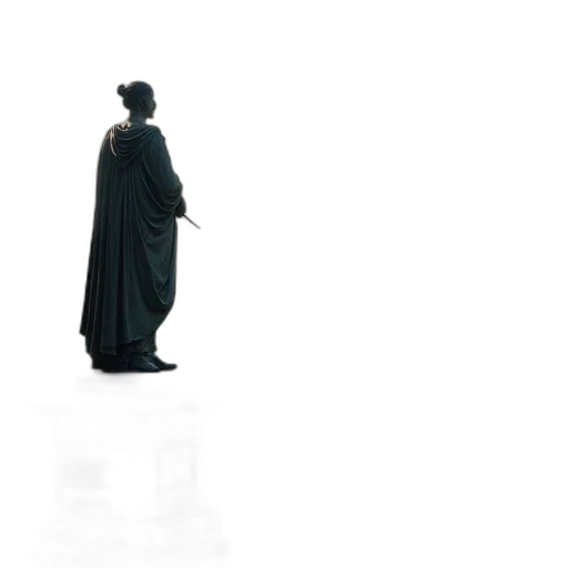 dress, staff, umbrella, sword, 3d render, concept art, photorealistic, fog transparent PNG cut-out