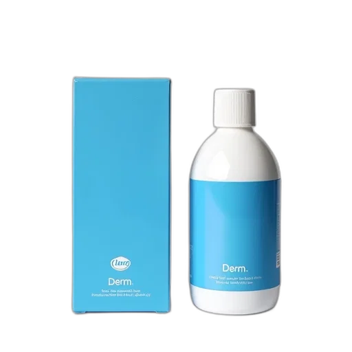 bottle, white, clorox, derm, blue, label, cap, placed transparent PNG cut-out