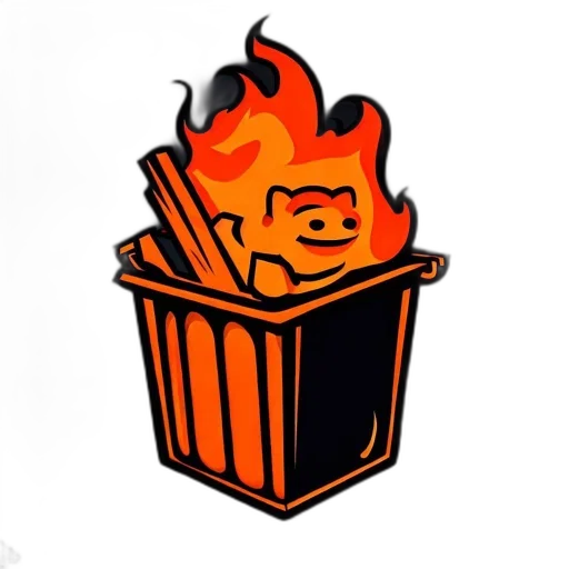 jacket, robot, staff, food, pixel art, 3d render, concept art, fire transparent PNG cut-out