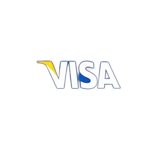 first, image, shows, close-up, visa, logo, blue, background transparent PNG cut-out