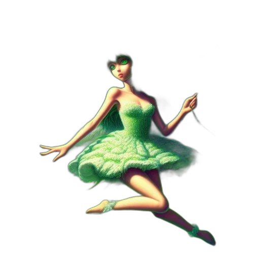 dress, staff, jewelry, umbrella, concept art, pixel art, fantasy art, 3d render transparent PNG cut-out