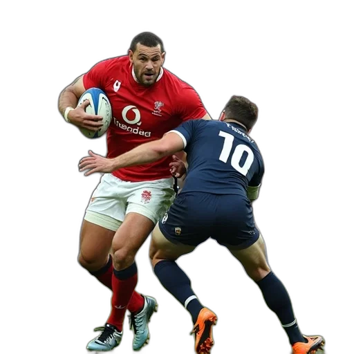 wales, centre, back, scott, taylor, tackled, france, defence transparent PNG cut-out