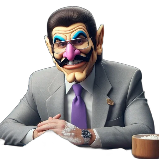 staff, mask, face, concept art, 3d render, cartoon, photorealistic, eccentrically transparent PNG cut-out