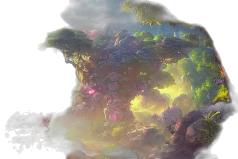 tree, dragon, concept art, fantasy art transparent PNG cut-out