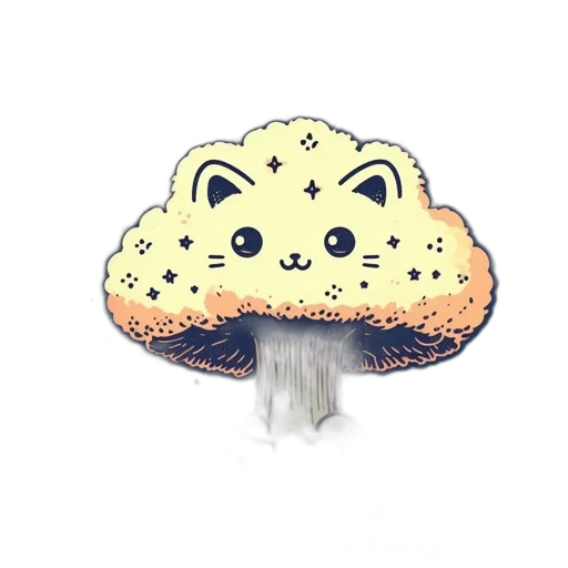 umbrella, hat, crown, food, pixel art, concept art, 3d render, watercolor transparent PNG cut-out