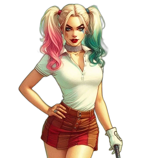 staff, comic book art, concept art, cartoon, fantasy art, animated, female, character transparent PNG cut-out