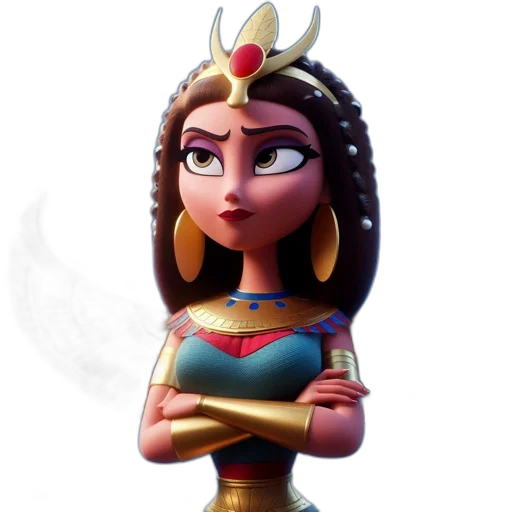 jewelry, crown, staff, fantasy art, concept art, 3d render, cartoon, animated transparent PNG cut-out