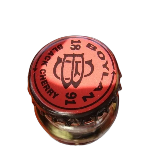 jewelry, bottle, close-up, cap, text, boylan, black, cherry transparent PNG cut-out